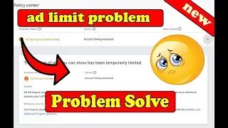 How to solve admob ad limit|ad serving has been limited|Google Admob|Ad limit in admob