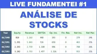 Live #13 | Análise de Stocks