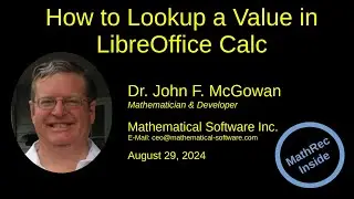 How to Lookup a Value in LibreOffice Calc