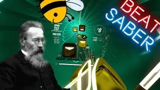 beat saber but it's a fast piano song called flight of the bumblebee