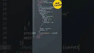 HTML CSS Confetti Animation | Simple and Fun 🎉 
