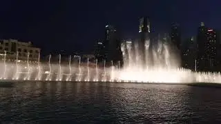 ДУБАЙ    танцующие фонтаны   نوافير الرقص  في دبي   ПОЛНАЯ ВЕРСИЯ.