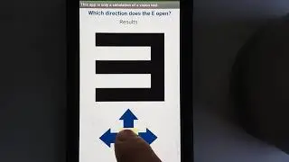 Sample AP Computer Science Principles Create Task Video: Vision Tester App (2021)