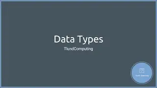 Ep 02 - Data Types