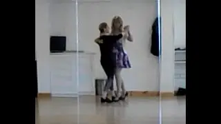 T-Girl and a Real Girl Tango and Cha-Cha (transvestite / crossdresser / t-girl / transgender)