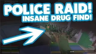 Unturned! Police Rp! Police Raid! INSANE DRUG FIND!