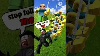 stop follow me noob train in roblex #shorts #roblox #trending #viral