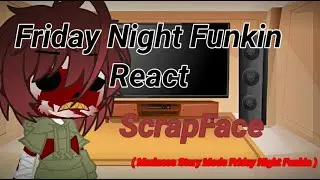 Friday Night Funkin React ScrapFace || (Friday Night Madness Combat) || ( Special Halloween )