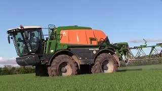 Amazone Pantera 4502 Self Propelled Sprayer Crop Spraying Winter Wheat