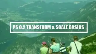 Photoshop Tutorial - Transform and scale basics