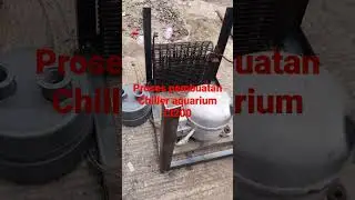 Merakit chiller aquarium Low budget.