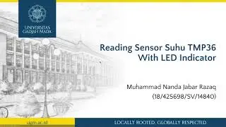 Reading Sensor Suhu TMP36 With LED Indicator using Tinkercad Software Simulation