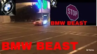 ILLEGAL BMW STREET DRIFT BMW DRIFT PARKING LOT 2019
