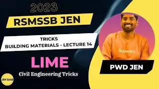 #LIME (#BuildingMaterial) | #RSMSSBJE | #SSCJE | #CivilEngineering Tricks