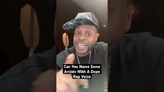 Can You Name Some Artists With A Dope Rap Voice