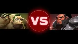 1x1 SOLO MID : Pudge vs Axe №5 Dota 2
