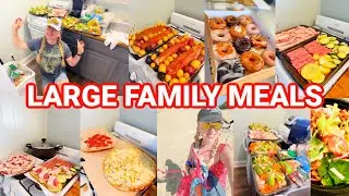 LARGE FAMILY MEALS ON VACATION 🏖 EASY RECIPES, Sheet Pan Breakfasts, Dinners, lots!
