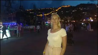 Турция. ПОРТ АЛАНЬИ НОЧЬЮ! НОЧНЫЕ РАЗВЛЕЧЕНИЯ в ПОРТУ и КРЕПОСТИ!