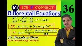 Best example on non homogeneous || Differential Equations  || 18mat21 || Dr Prashant Patil