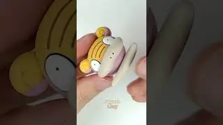 Making Pokémon out of air dry clay 