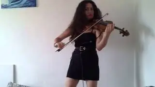 Anastacia I'm outta love violin cover Daniela