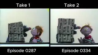Sesame Street Take Comparison: Grover and the word “Help” (1971-1972)