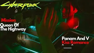 Panam And V Kiss Romance Cutscenes Cyberpunk 2077