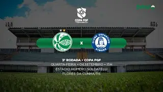 TRANSMISSÃO COM IMAGENS! JUVENTUDE x AIMORÉ | COPA FGF