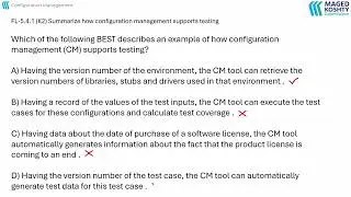 ISTQB Foundation: Summarize how configuration management supports testing