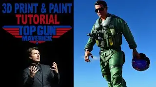 Tom Cruise on Top Gun Maverick 3D printing and painting