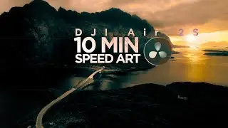 DJI Air 2s | Davinci Resolve 10min Speed Art (No LUTs)
