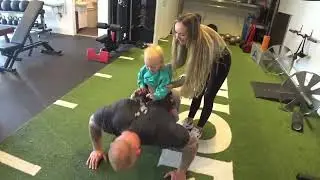The Mountain SUPER DAD SET w/ Wife and Son!