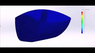 SolidWorks golfball impact 2