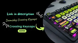 Doomsday Crossing Personalized Keycaps 125 Keys PBT+PC SAX Quad Translucent Pudding Keycaps