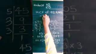 reduce the given fraction to irreducible form🔴Simple method to calculate faster🔴Maths tips/tricks👉
