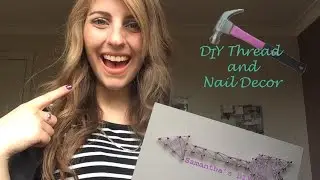 DIY Thread and Nail Arrow Décor