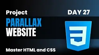 Create Parallax Website Project Using Html and Css #css #csstutorial #cssprojects