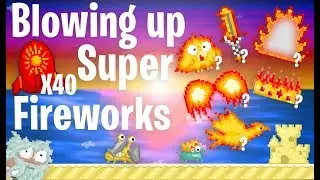 Growtopia | Blowing Up 40 Super FireWorks!