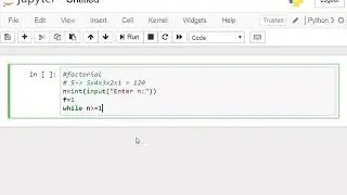 Factorial of given number in python