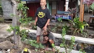 MR.SALEPOK TIDAK BOSAN2 MENANGANI ODGJ, TANGAN NYA MAU PATAH DI DESA PETUNG NAMPU KEC GEMARANG.