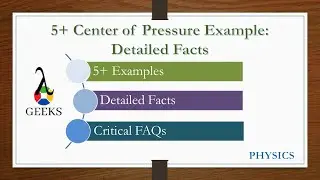 5+ Center of Pressure Example: Detailed Facts