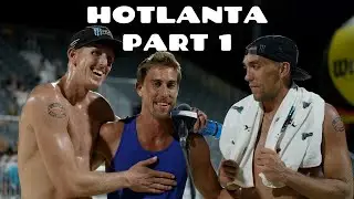 AVP Atlanta Part 1 // Night Matches On the Court with the Athletes