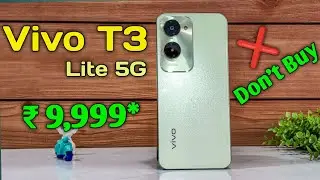 Vivo T3 Lite 5G Unboxing & Review // Don't Buy ❌ Vivo T3 lite ❌ Waste of money 💰