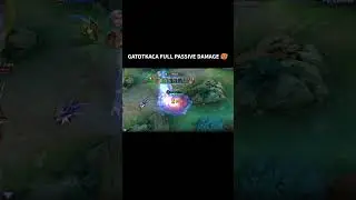 Gatotkaca Full Passive Damage 🥵 #mobilelegendsshort #mobilelegends