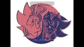 Sonadow w the trend I found on TikTok | By: Myo_Katori | Sonic the Hedgedog |