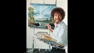 following Bob Ross on ms paint