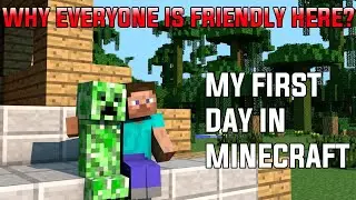 My First Day In Minecraft | Friendly Mobs | Hidden Gamer