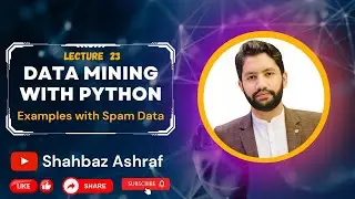 23.Examples with Spam Data  | Data mining with Python in English 