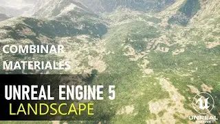 UNREAL ENGINE 5 Variación De Textura (LANDSCAPE IV) Tutorial "Español"