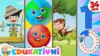 UČIMO MIX: Edukativni Video za Vrtićku Djecu 📚 Učenje Brojeva, Životinja, Emocija i Još Mnogo Toga!